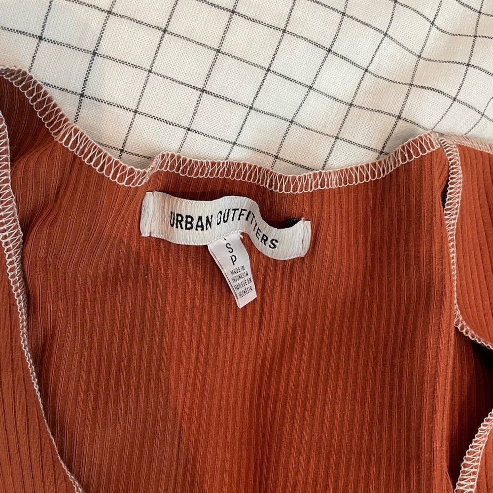 Urban outfitters burnt orange tank top